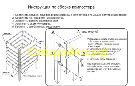 Компостер садовый с полимерным покрытием в Севастополе Компостер садовый с полимерным покрытием в Севастополе